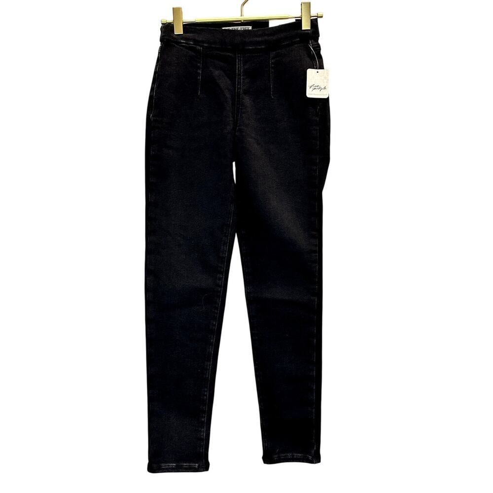 We The Free – CRVY Infinite Stretch Skinny Pull-On Jeans (Black) – Size XS - Picture 1 of 7
